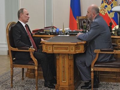 Владимир Путин и Константин Ильковский Фото: Алексей Никольский / ИТАР-ТАСС Владимир Путин и Константин Ильковский Фото: Алексей Никольский / ИТАР-ТАСС